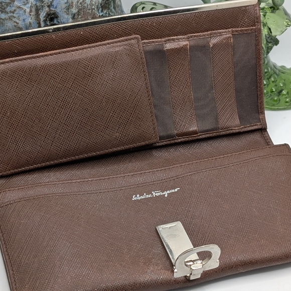Salvatore Ferragamo Saffiano Leather Long Wallet - Picture 4 of 14